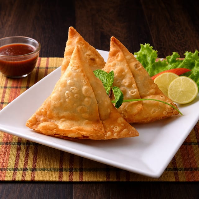 Vegetable Samosa.