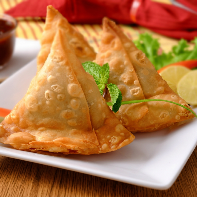 Vegetable Samosa.